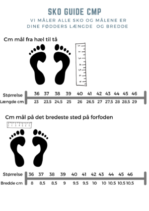 CMP Størrelses guide