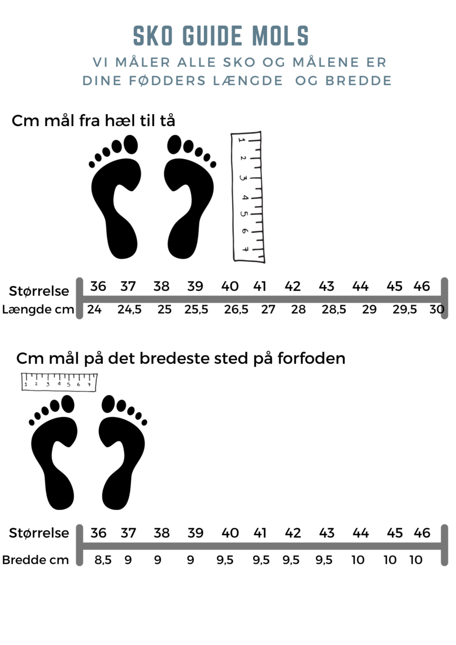 Mols størrelses guide